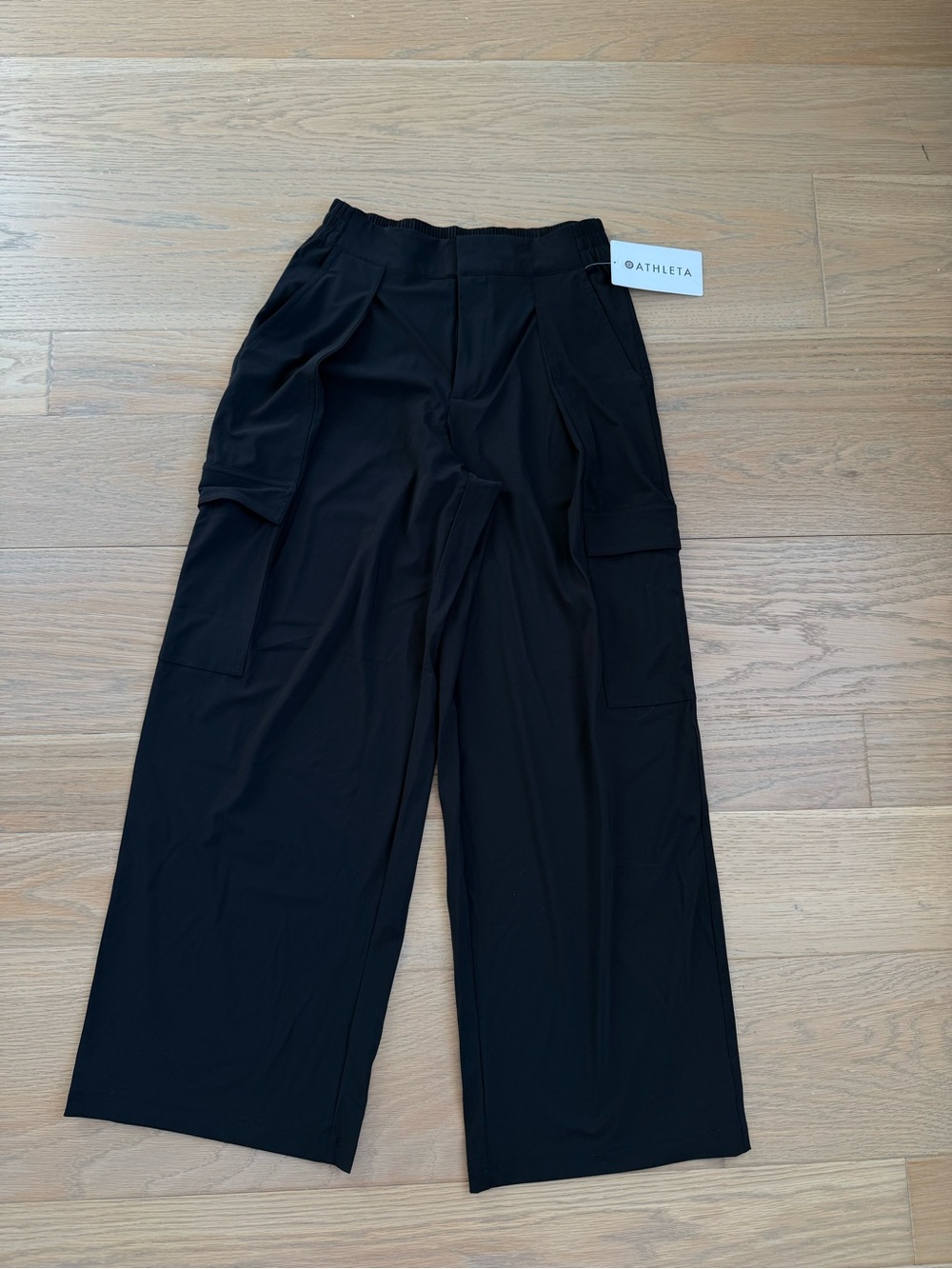 Athleta Black Elastic Waist Jogger Pants